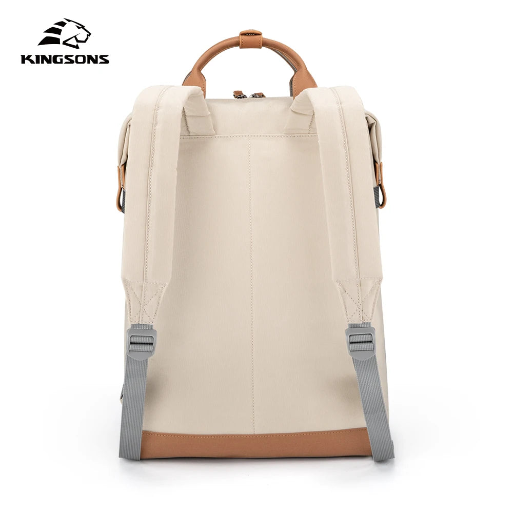 Kingsons women's school backpack — back panel
