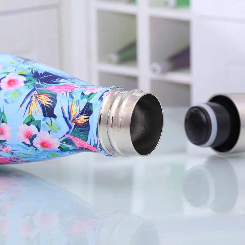 500ml Stainless Steel Vacuum Insulated Flask – Cola Shape Sports Bottle – 7