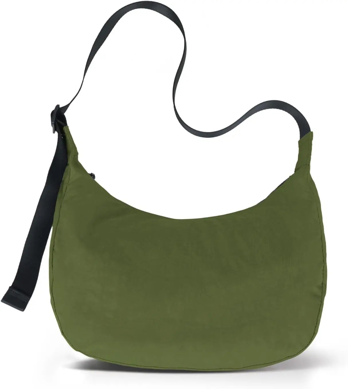 Backper Gemini Crescent Hobo Bag — Dark Green