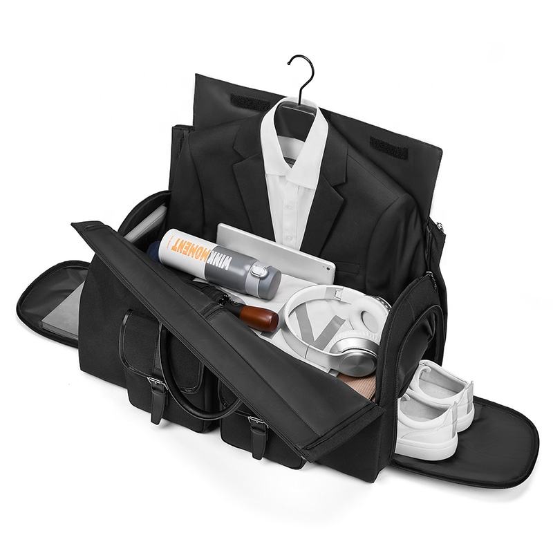 Mingao 208 duffle bag shoe compartment detail