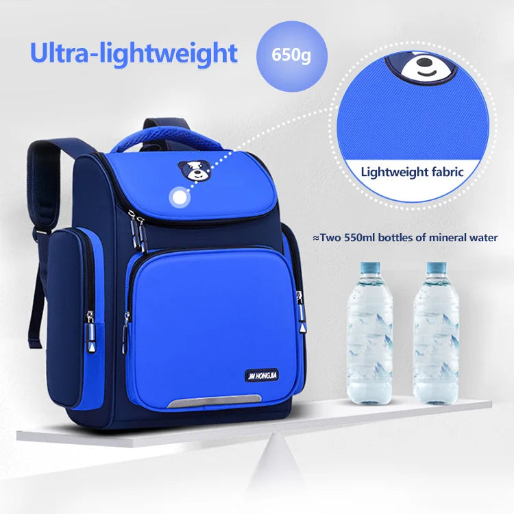 Keman KMBC1007-1 Cartoon Boys Waterproof School Backpack