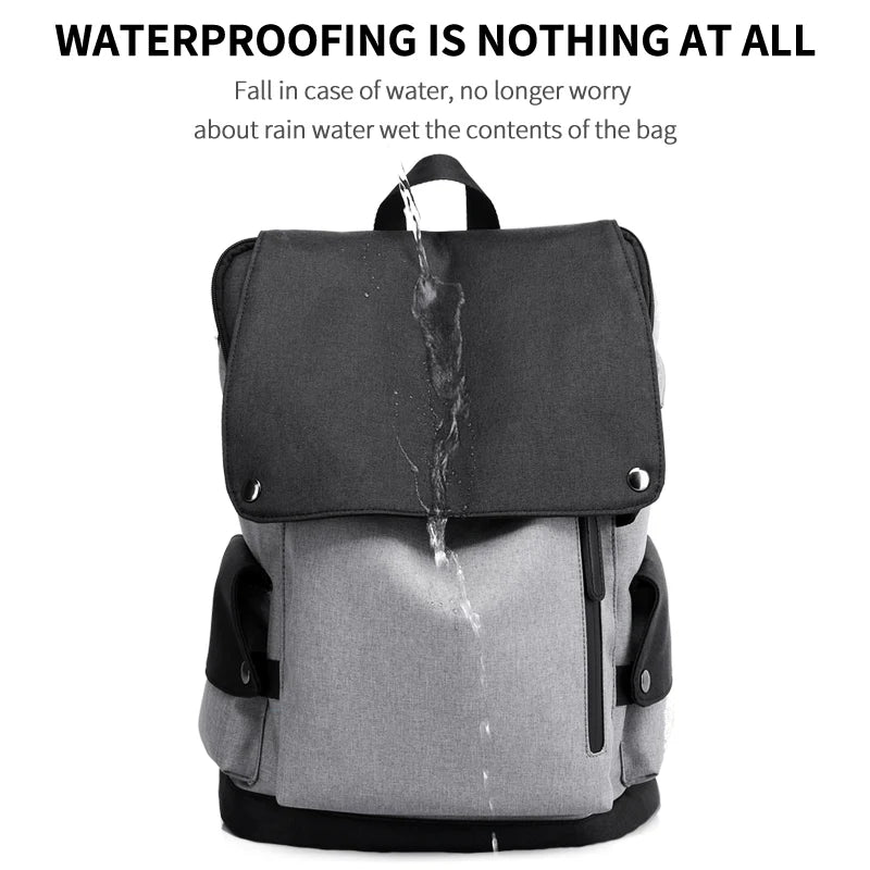 Mingao 055 USB Anti-Theft Student Laptop Backpack