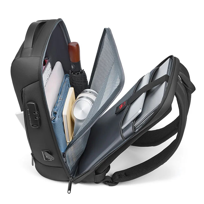 Mingao 231019 College Anti-Theft USB Laptop Backpack