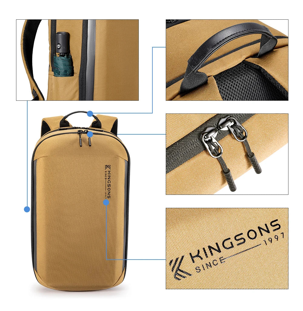 Kingsons 24L Eco Recycled Hiking Travel Backpack