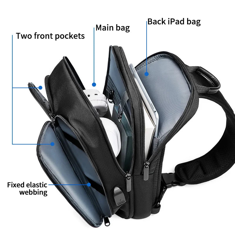 Mingao 22084 Korean Waterproof Crossbody Sling Bag
