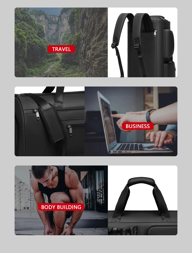 Mingao 233023 Large Capacity Cylinder Gym Duffle Bag - detail 4