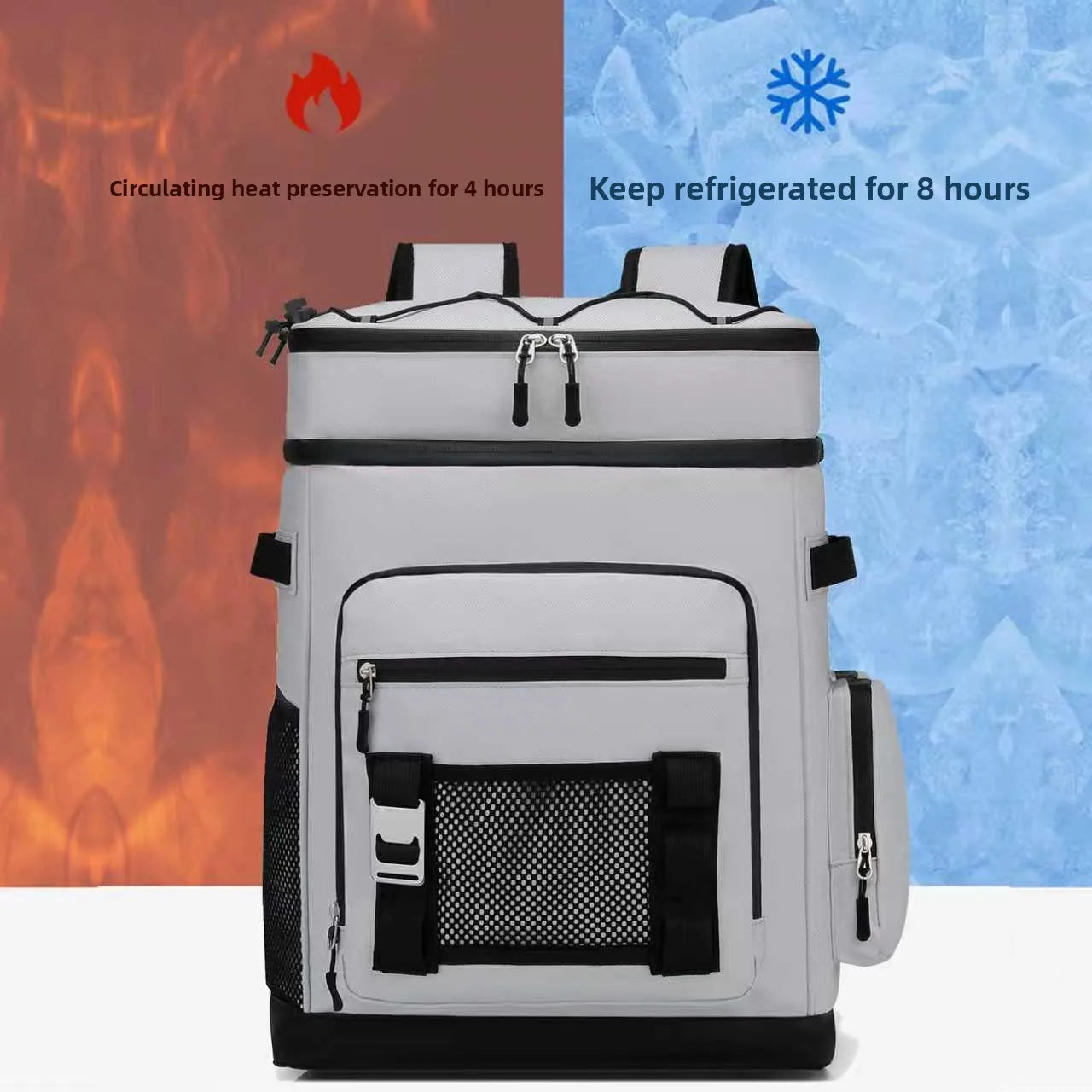Keman KMA675-2 30L Camping Cooler Backpack - Detail View