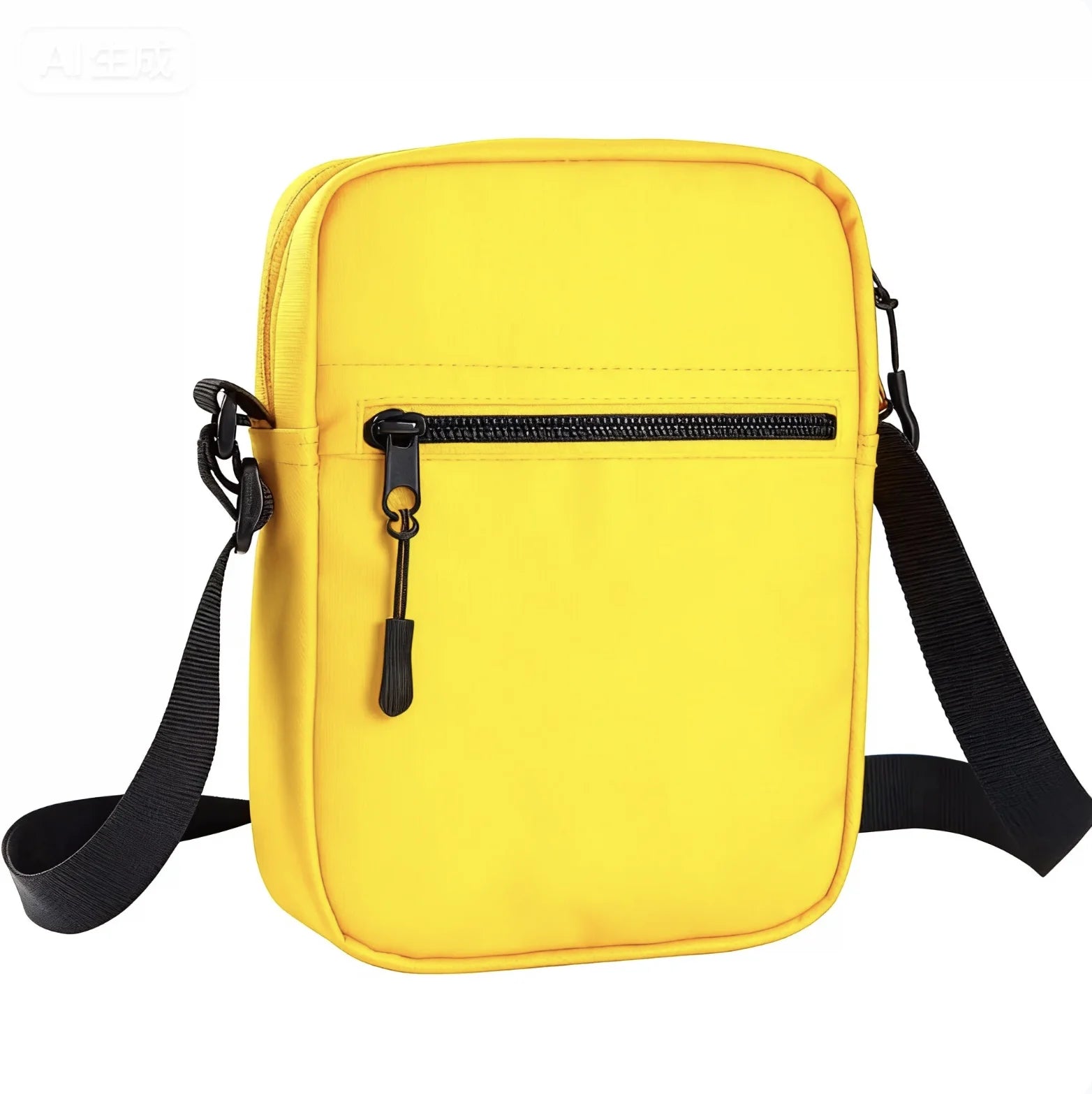 Backper Spica Crossbody Messenger Bag — Yellow