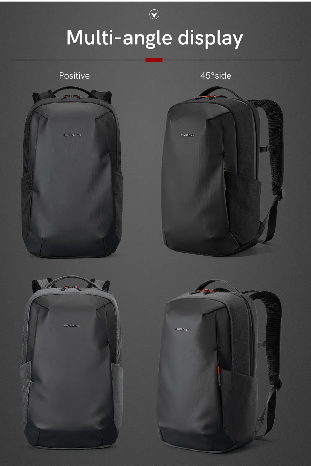 Kingsons KS25663 28L Waterproof Flight-Approved Backpack