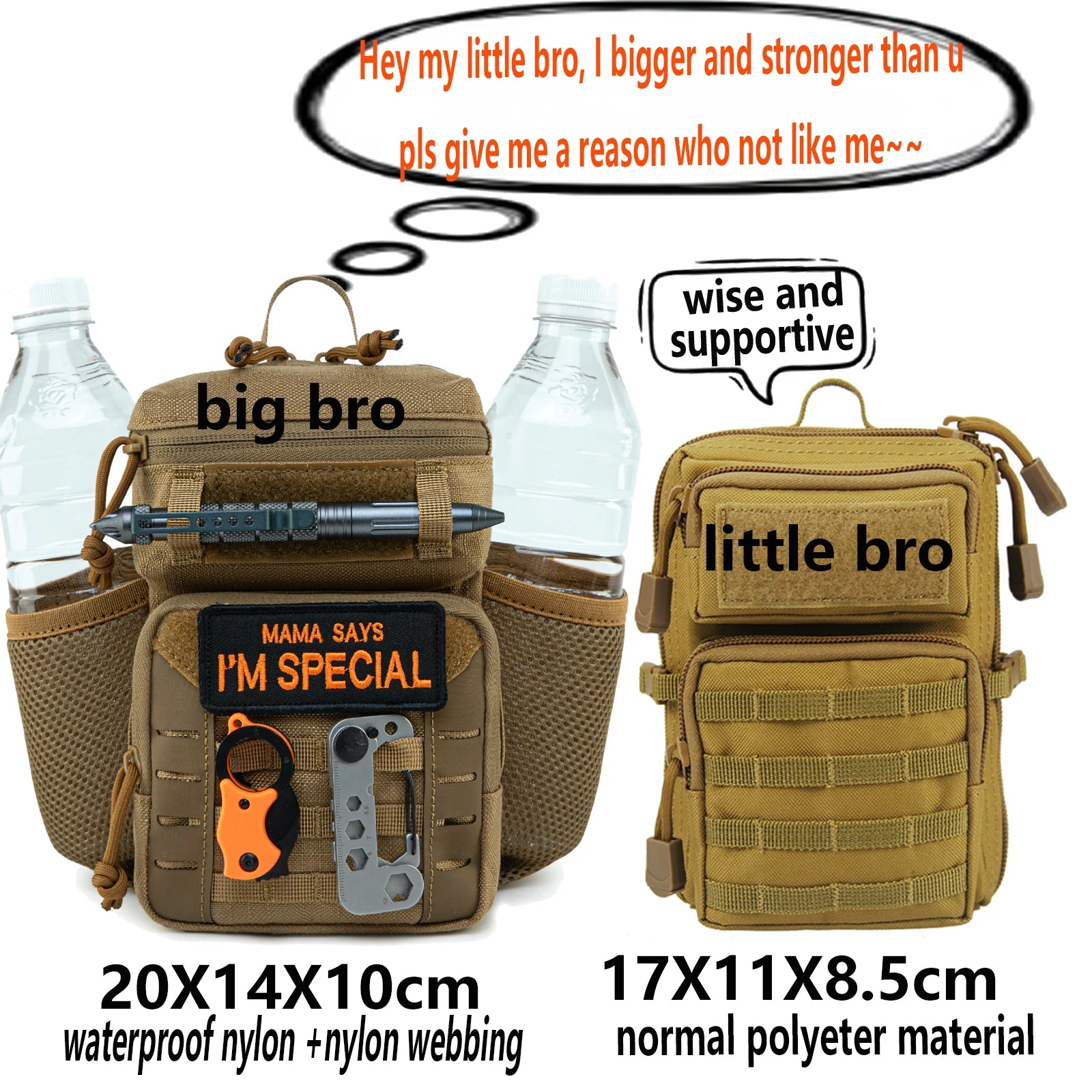 Hong B1-2 Tactical Waist Sling Bag - detail 3