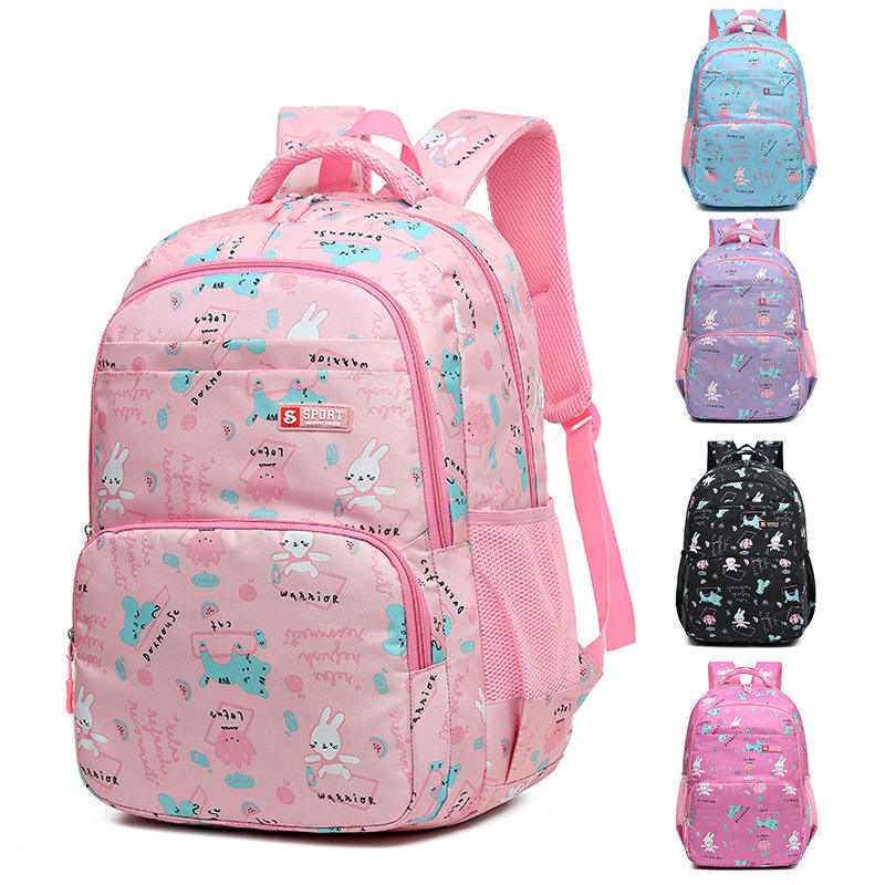 Cute Rabbit & Animal Pattern Kids Backpack - Crocus BP6694 - Senjia wholesale backpack