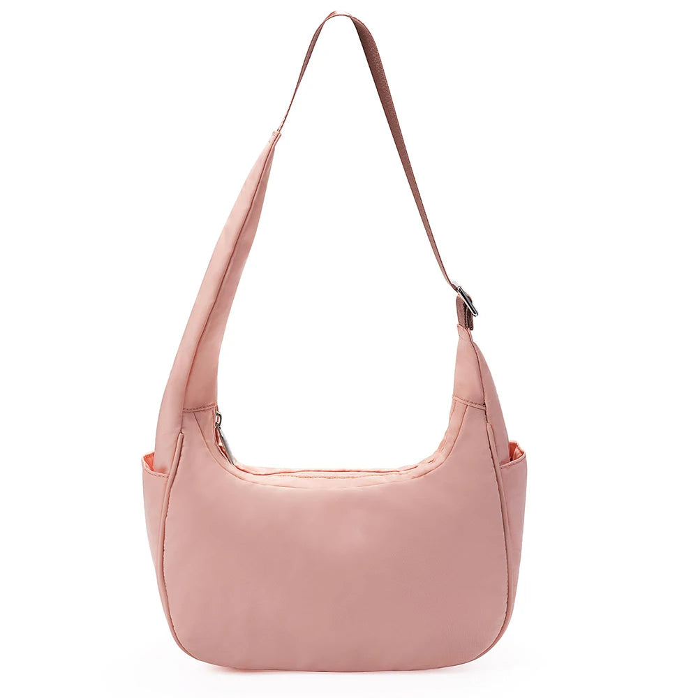 Backper Hercules Leopard Crossbody Tote — Pink