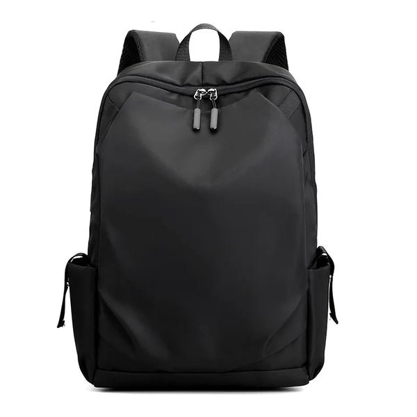 USB laptop backpack side profile