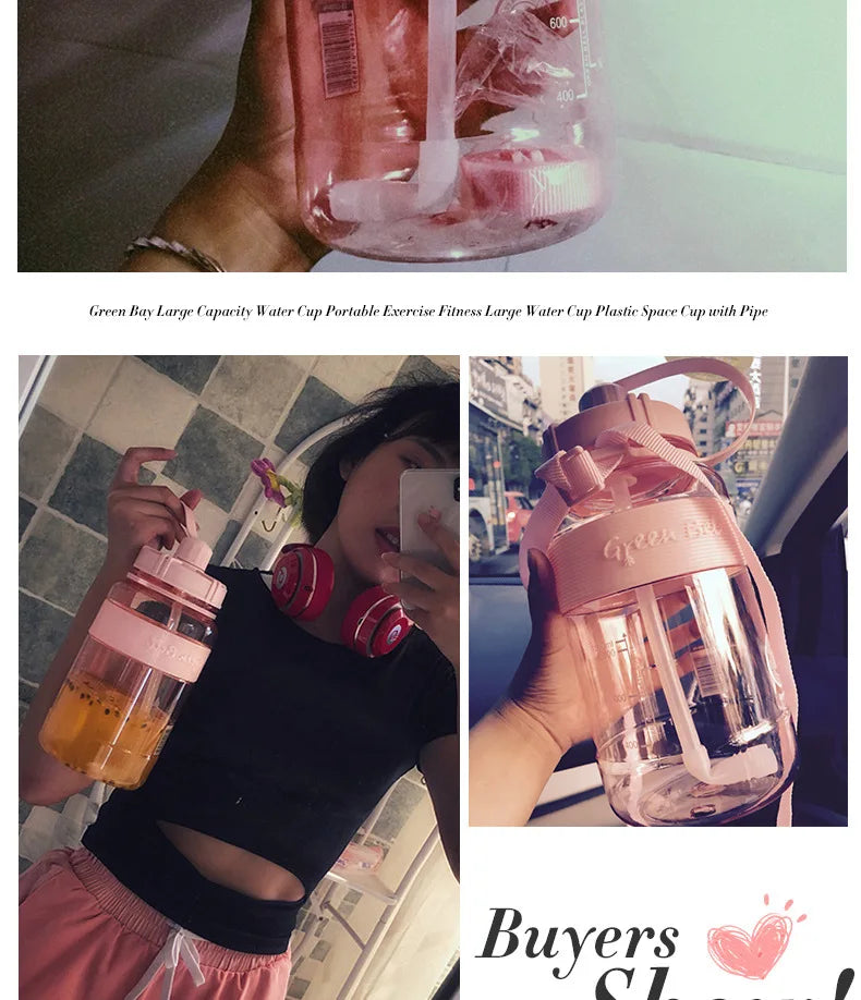 1500ml Large Plastic Sports Water Bottle – 6