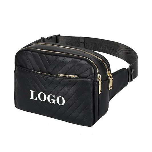 Backper Celaeno PU Leather Waist Bag — front view