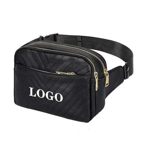 Backper Celaeno PU Leather Waist Bag — front view