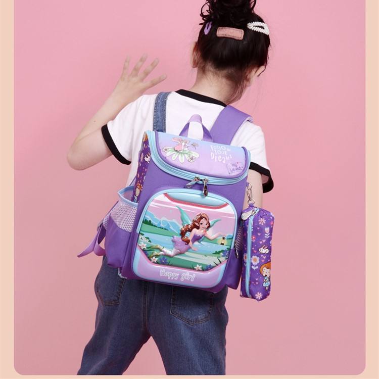 Kawaii Unicorn Print Kids School Backpack Senjia - lifestyle