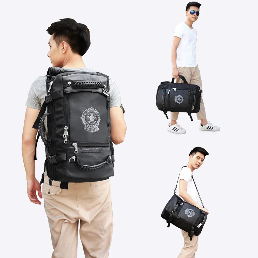 Mingao 201 USB Waterproof PU Travel Laptop Backpack - view 5