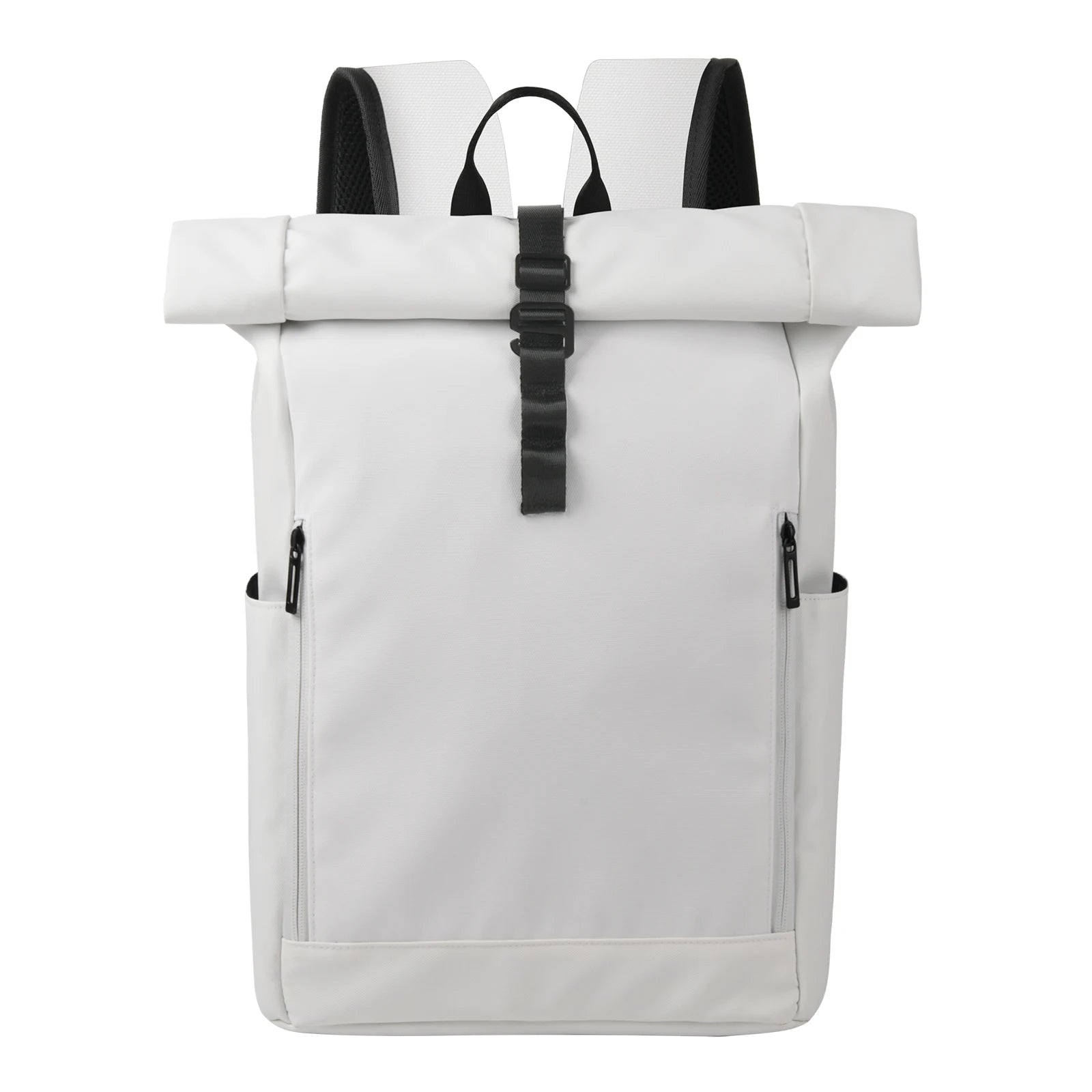 Backper Mira Roll-Top Laptop Backpack — White