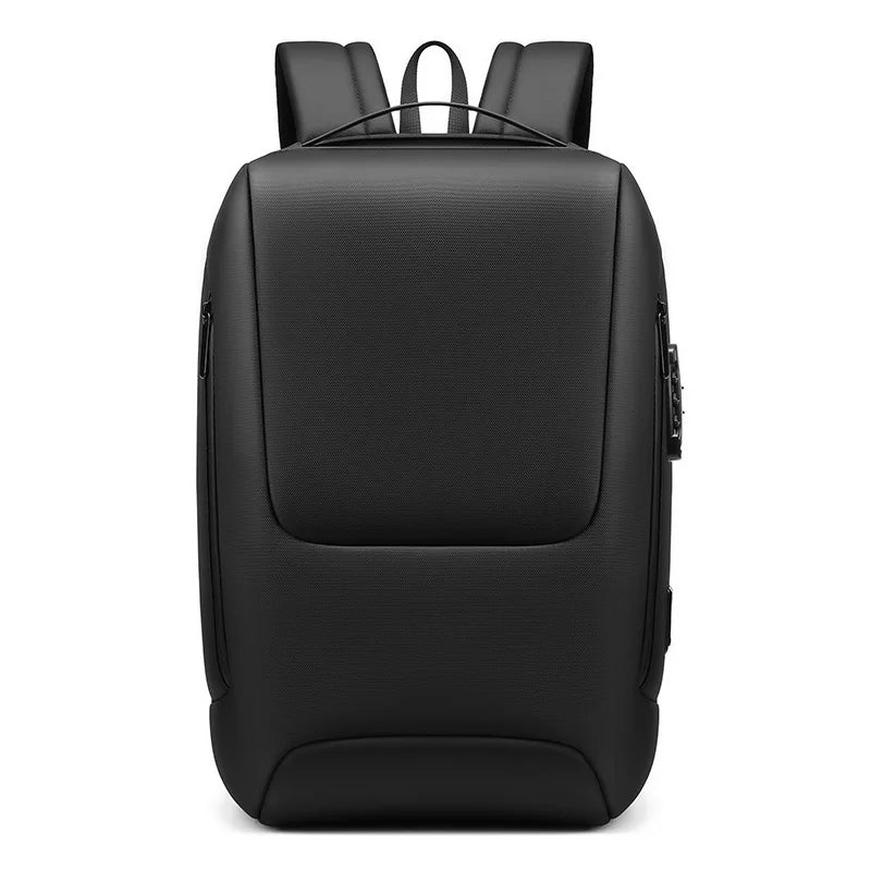 Mingao 231019 College Anti-Theft USB Laptop Backpack - Black