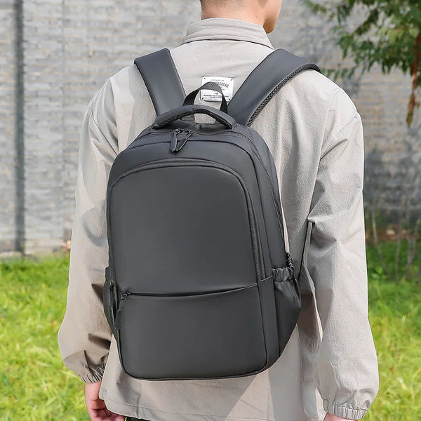 Anti-theft USB business backpack front view