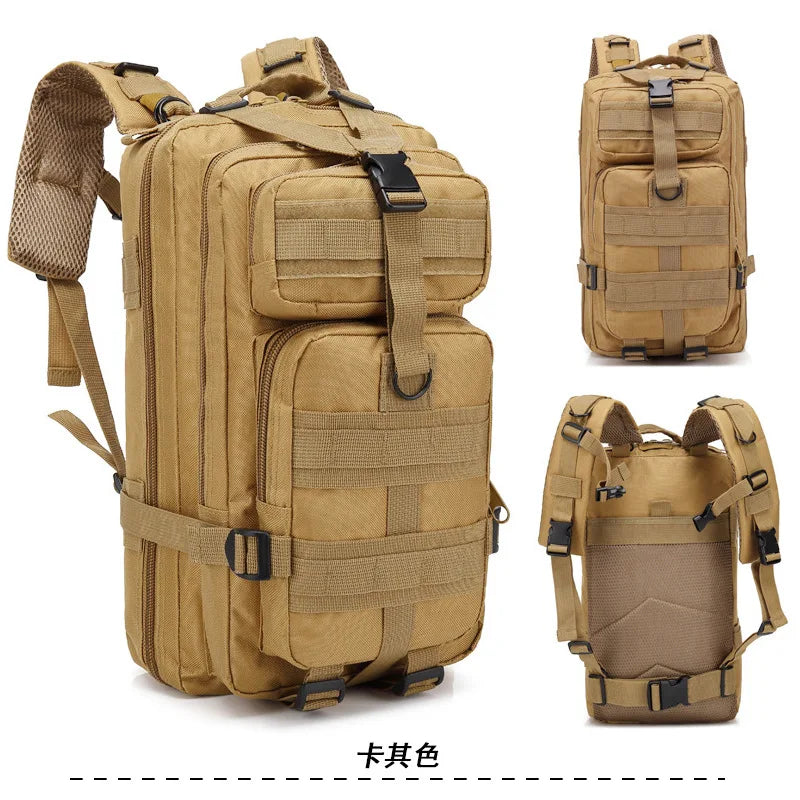 Hong BM-24M751 25L Waterproof Tactical Laptop Backpack - Tan