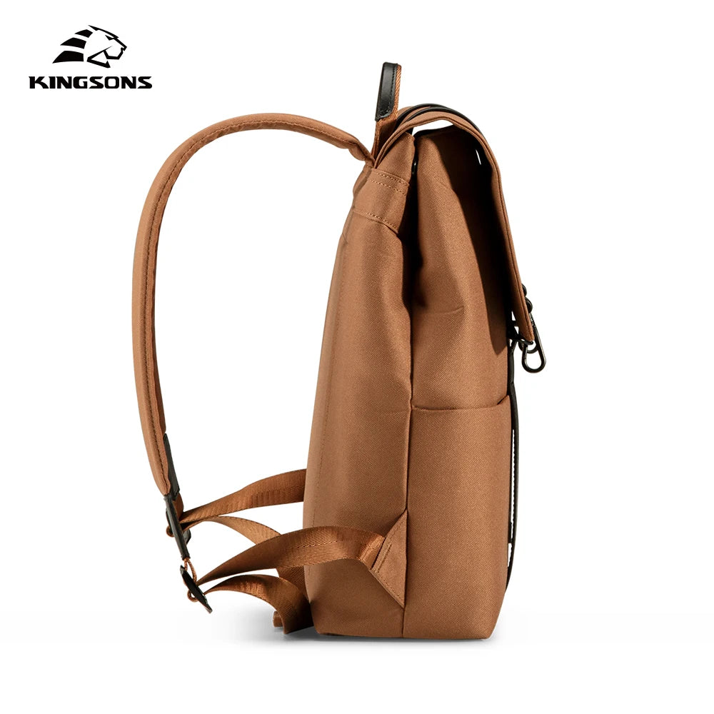 Kingsons women's waterproof school backpack — front view