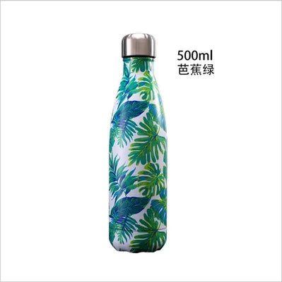 500ml Stainless Steel Vacuum Insulated Flask – Cola Shape Sports Bottle – 17