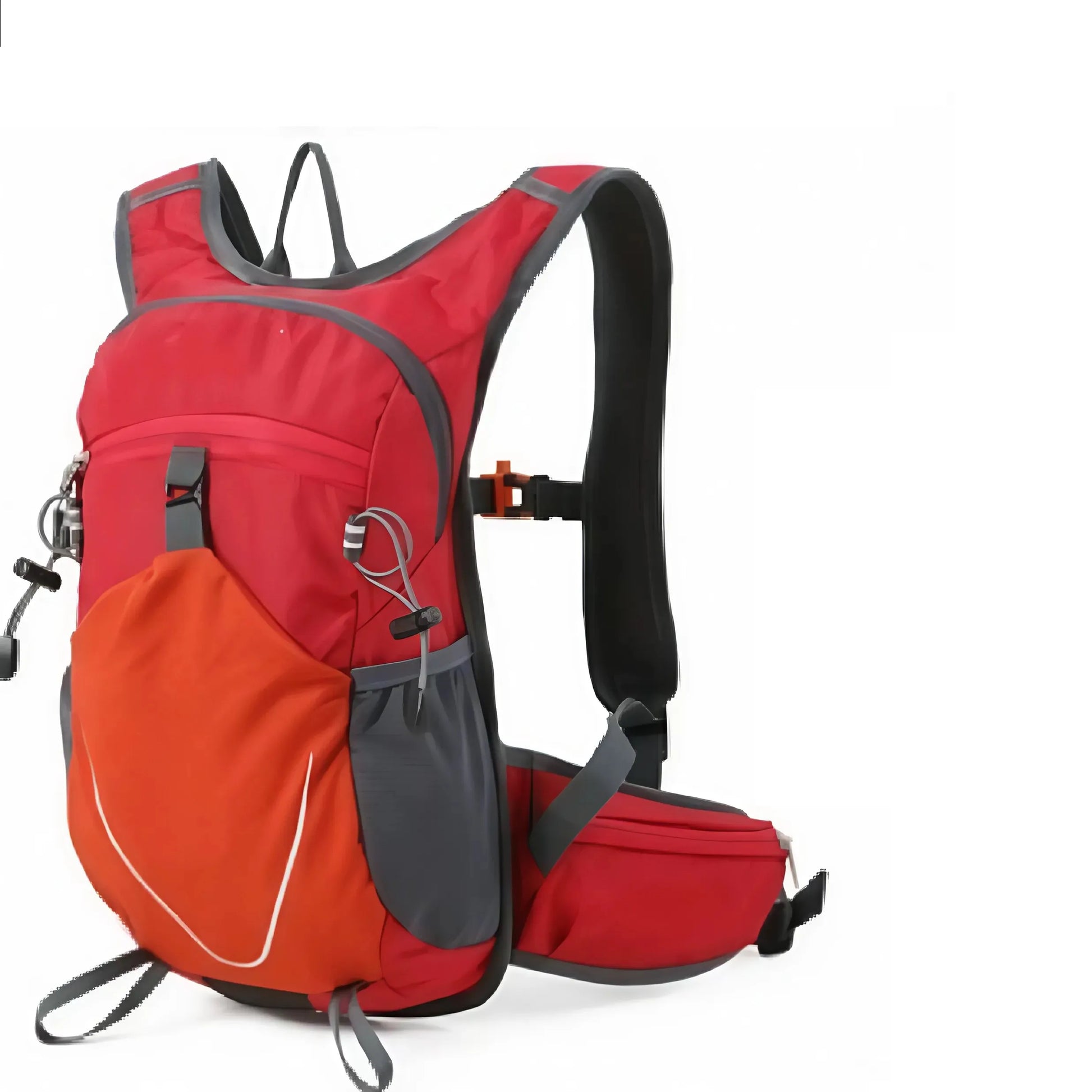 Trekking backpack compartment detail