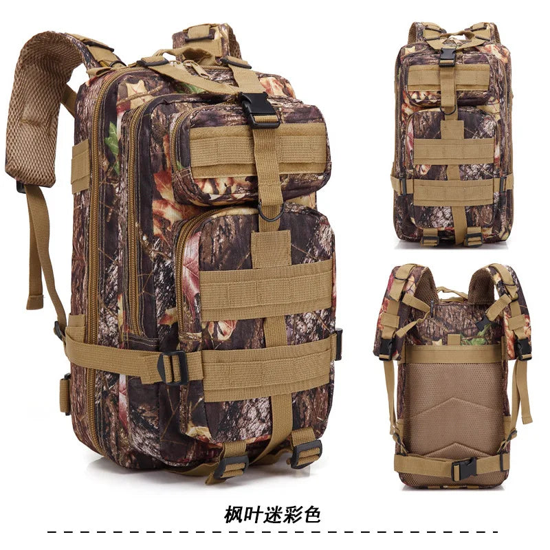 Hong BM-24M751 25L Waterproof Tactical Laptop Backpack - Maple Leaf