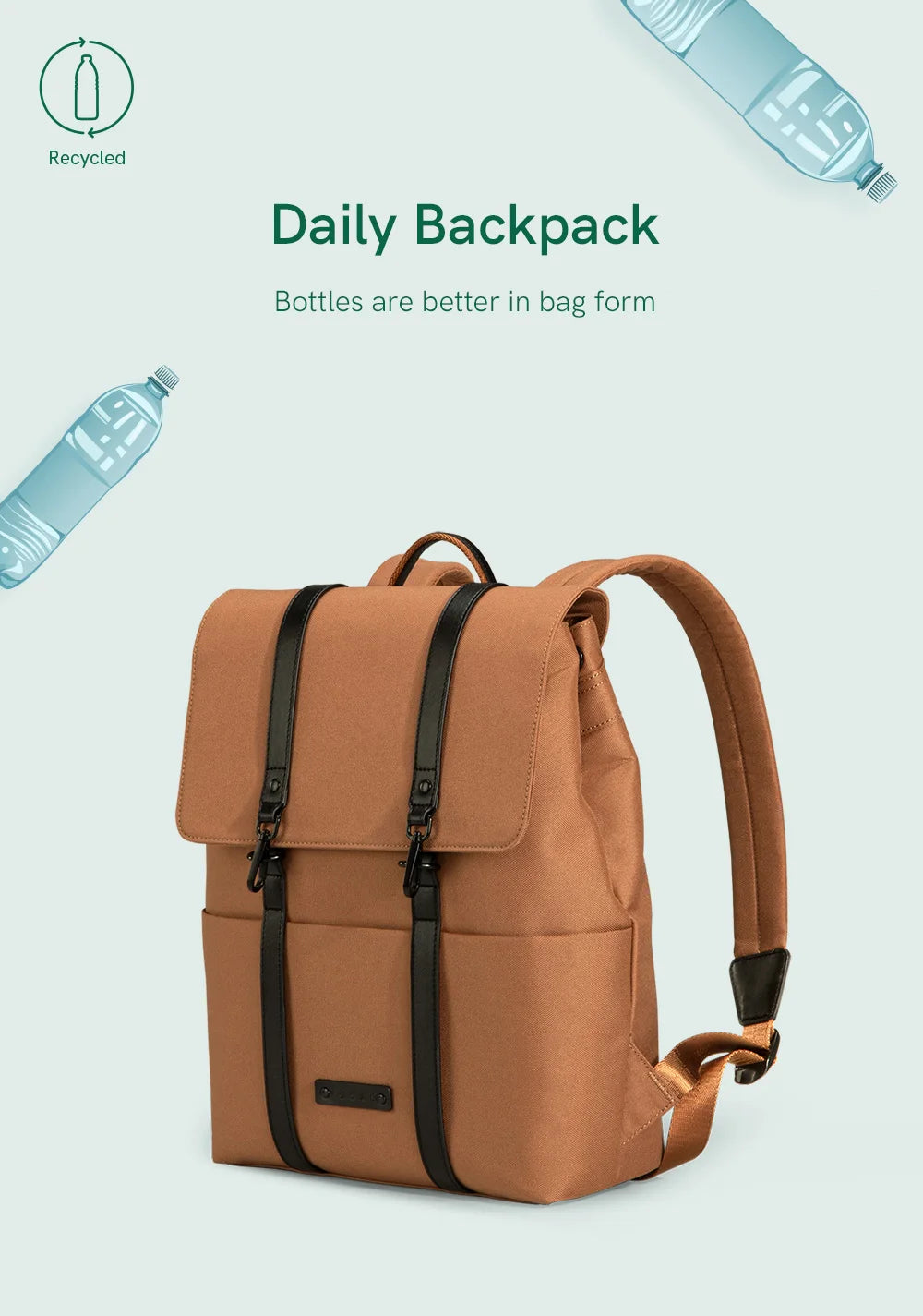 Kingsons K10052W Women's Waterproof Laptop Backpack