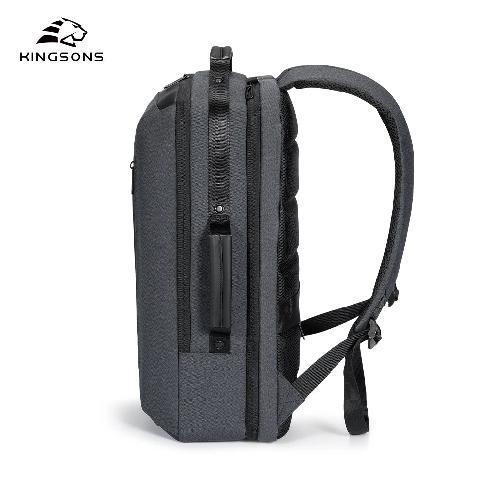 Kingsons waterproof travel backpack — side detail