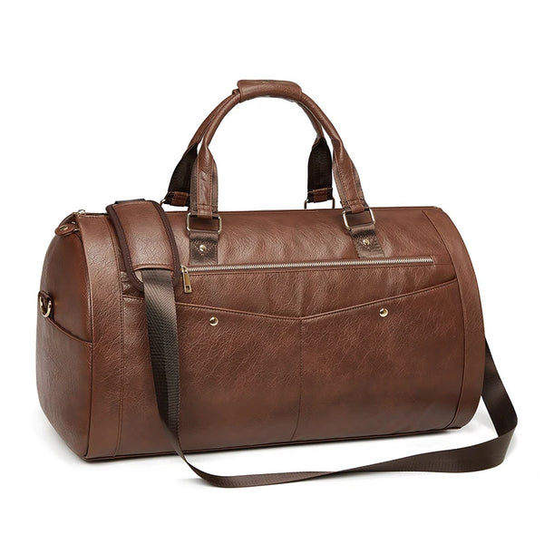 Mingao 233015 Luxury PU Leather Sneaker Garment Duffle Bag