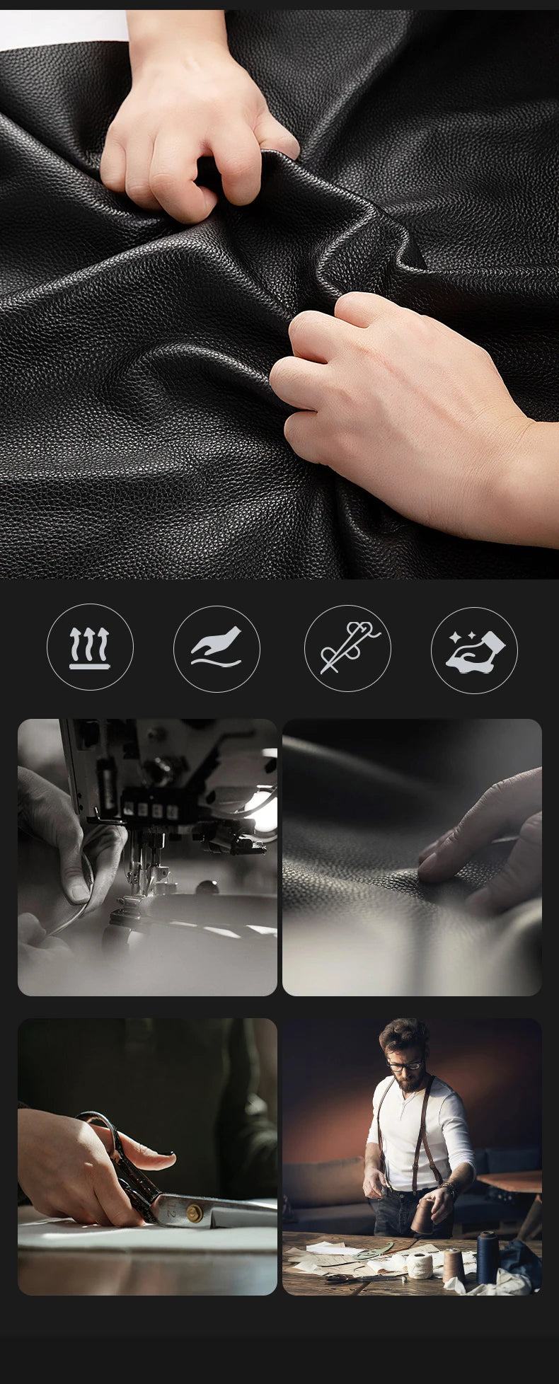 Bange Helix 6623 Anti-Theft PU Leather Backpack
