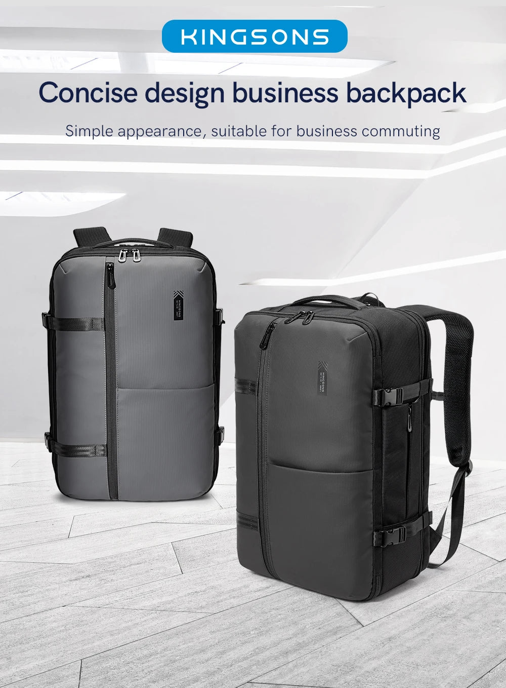 Kingsons K10415W Vacuum Expandable Travel Backpack