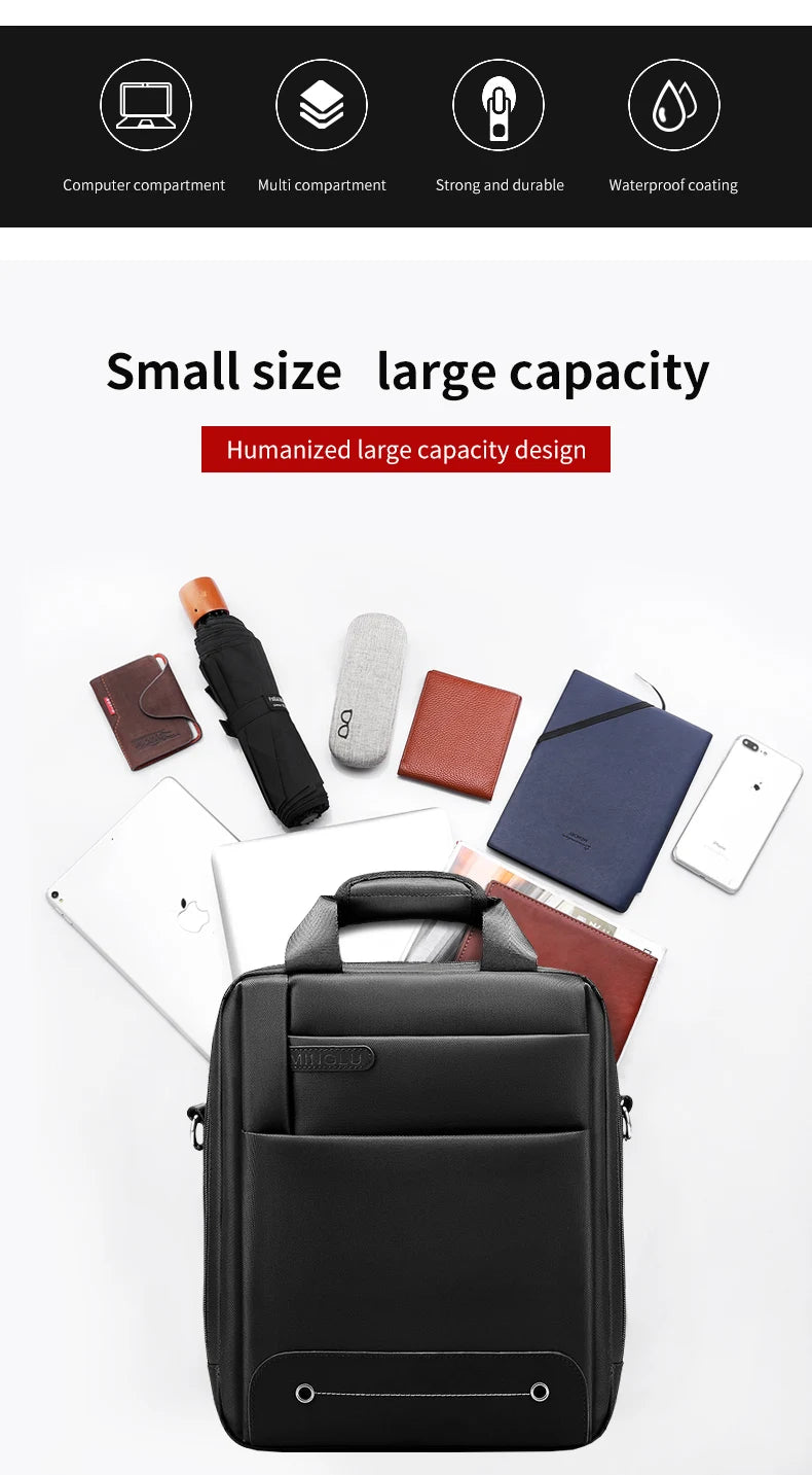 Mingao 182 A4 Business Laptop Briefcase Bag - detail 3