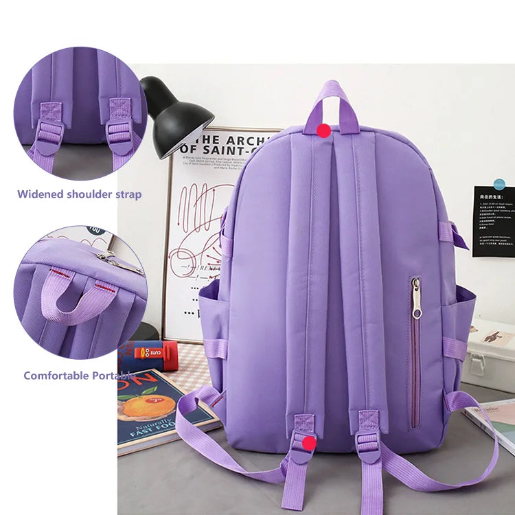 Keman KMJXY9017 Cartoon Girls Waterproof School Backpack
