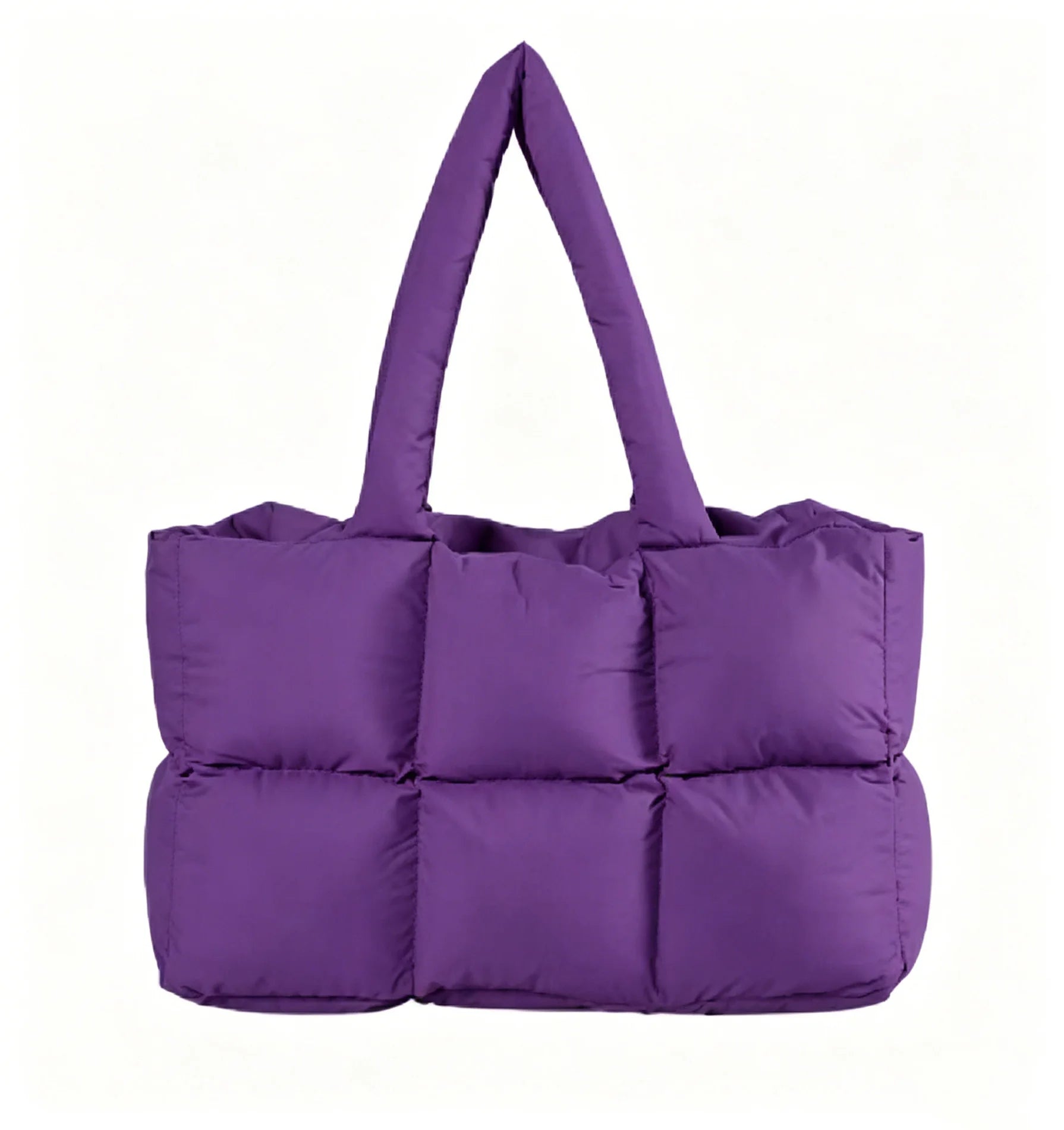 Backper Pollux Quilted Cloud Tote — Purple