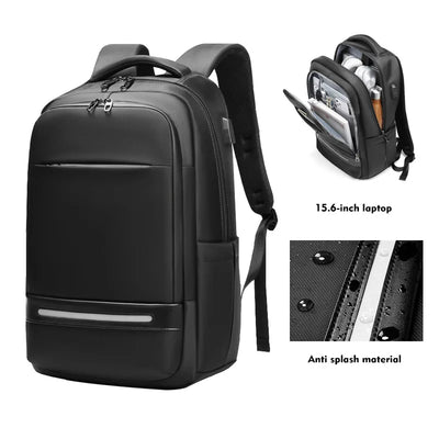 Mingao 1083 USB Anti-Theft Waterproof Travel Laptop Backpack