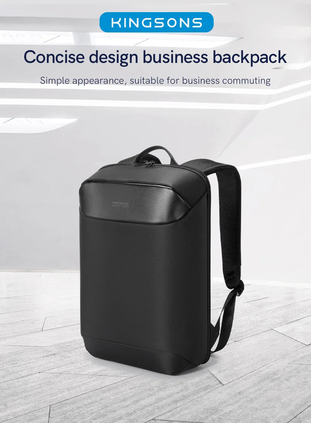 Kingsons K10436 15.6" Waterproof Daily Laptop Backpack