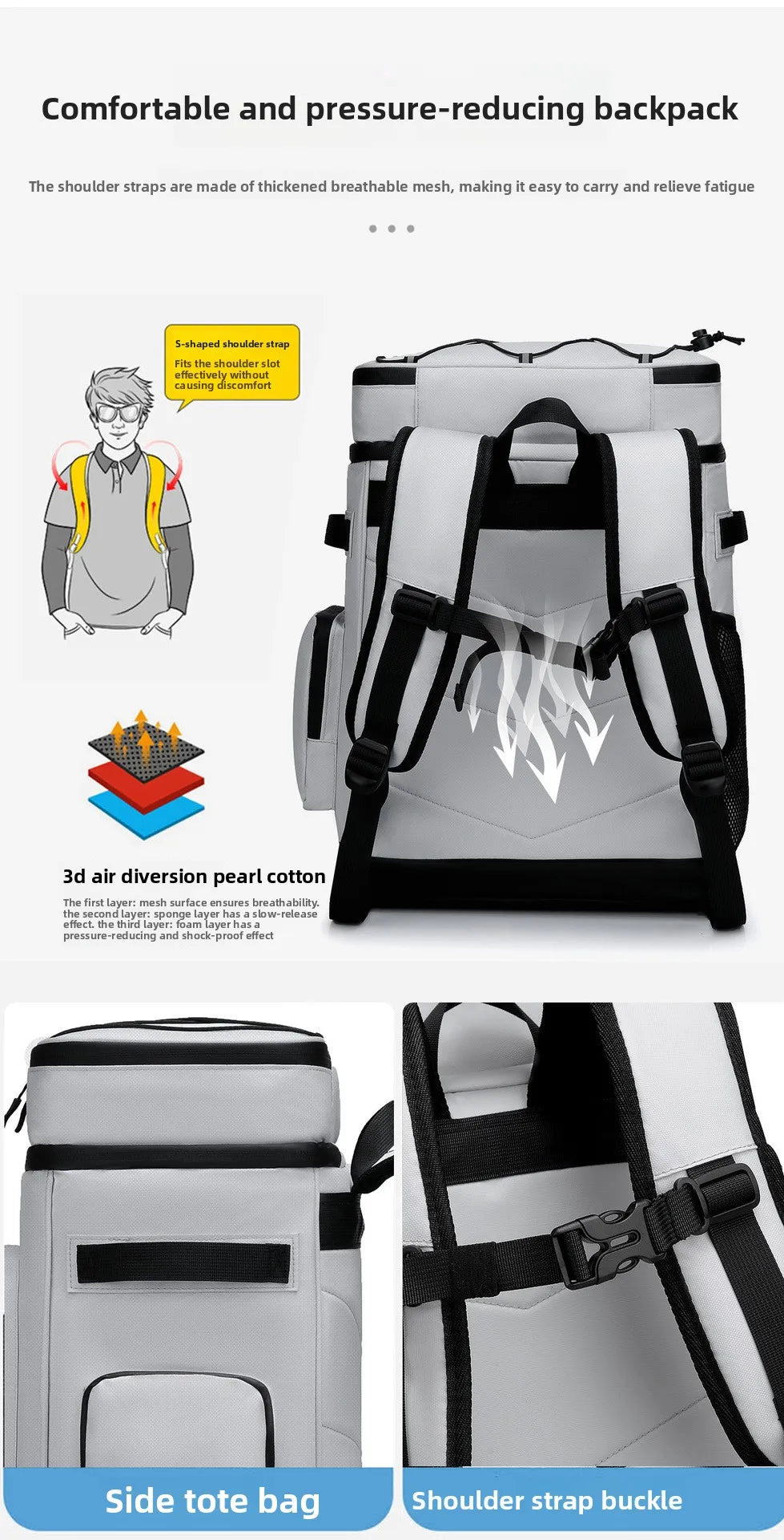 Keman KMA675-2 30L Camping Cooler Backpack