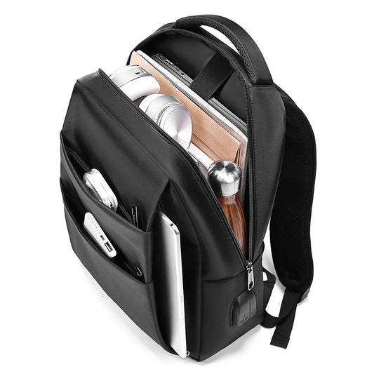 Mingao 1026 USB Waterproof Business Travel Laptop Backpack