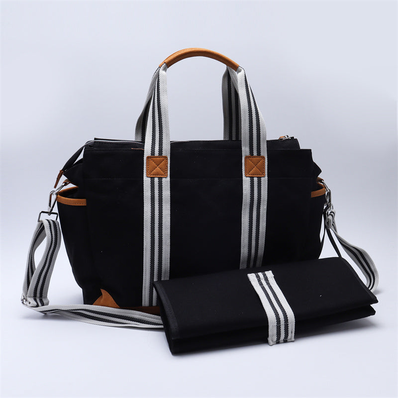 Backper Grus KMDB57 canvas mommy diaper bag detail