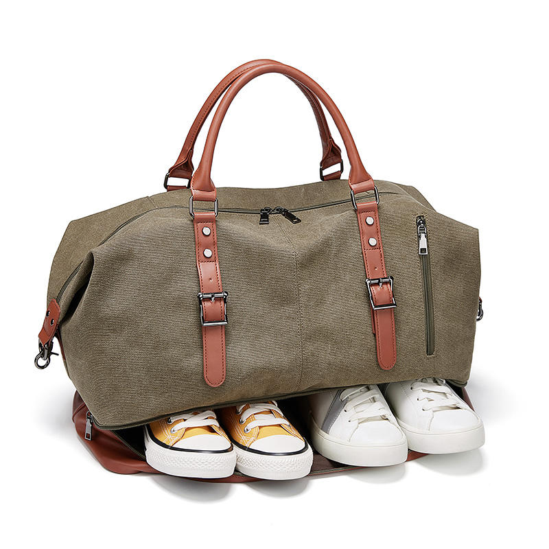 Mingao 402 canvas duffle bag detail