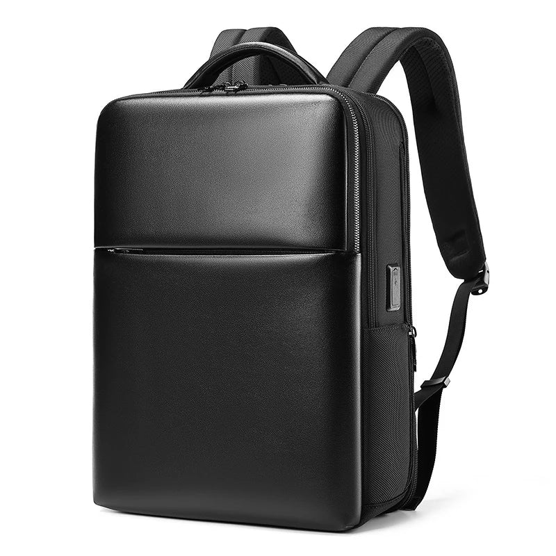Mingao 231020 USB Anti-Theft Business 15.6 inch Laptop Backpack - Black
