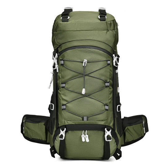 60L outdoor backpack side profile