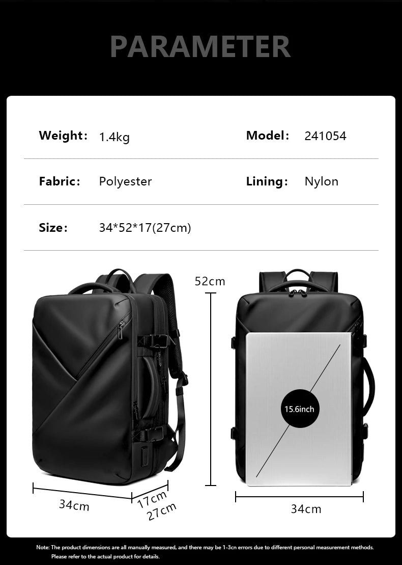Mingao 241054 Expandable USB Travel Laptop Backpack - detail 3