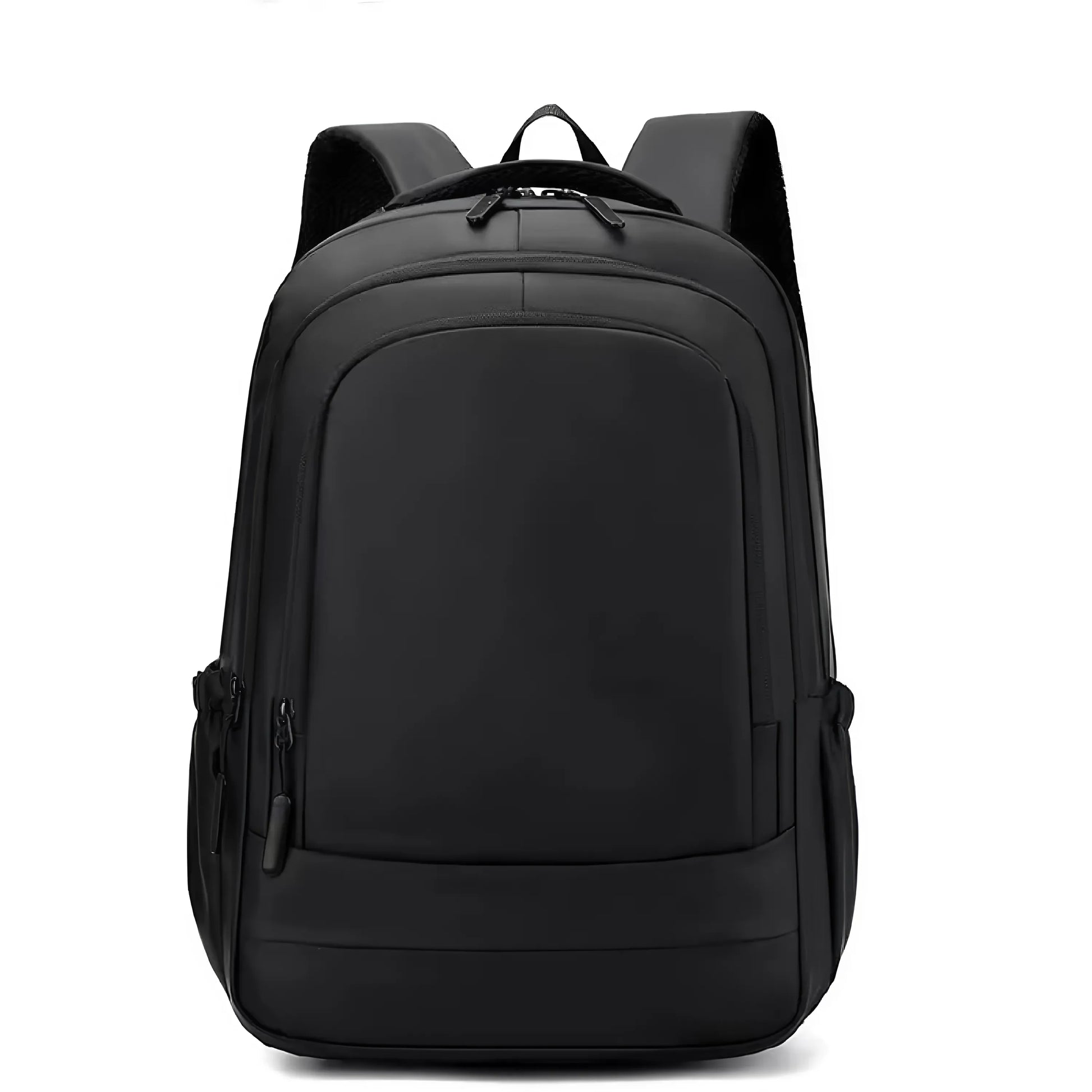 Business travel backpack USB charging port detail