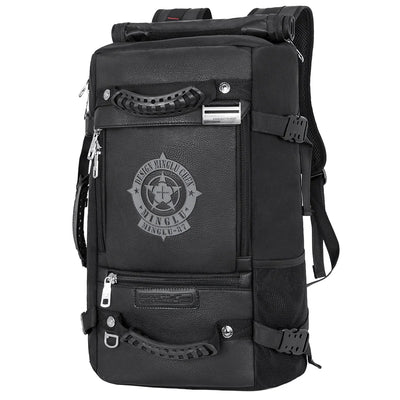 Mingao 201 USB Waterproof PU Travel Laptop Backpack - main