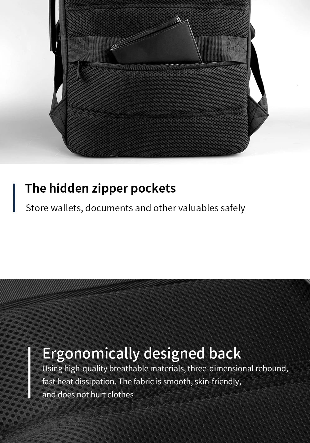 Kingsons KS3223W 17" Waterproof USB Laptop Backpack
